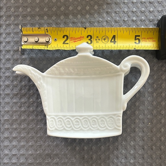 Mikasa Other - 3 each White Ceramic Teapot Shaped Dish